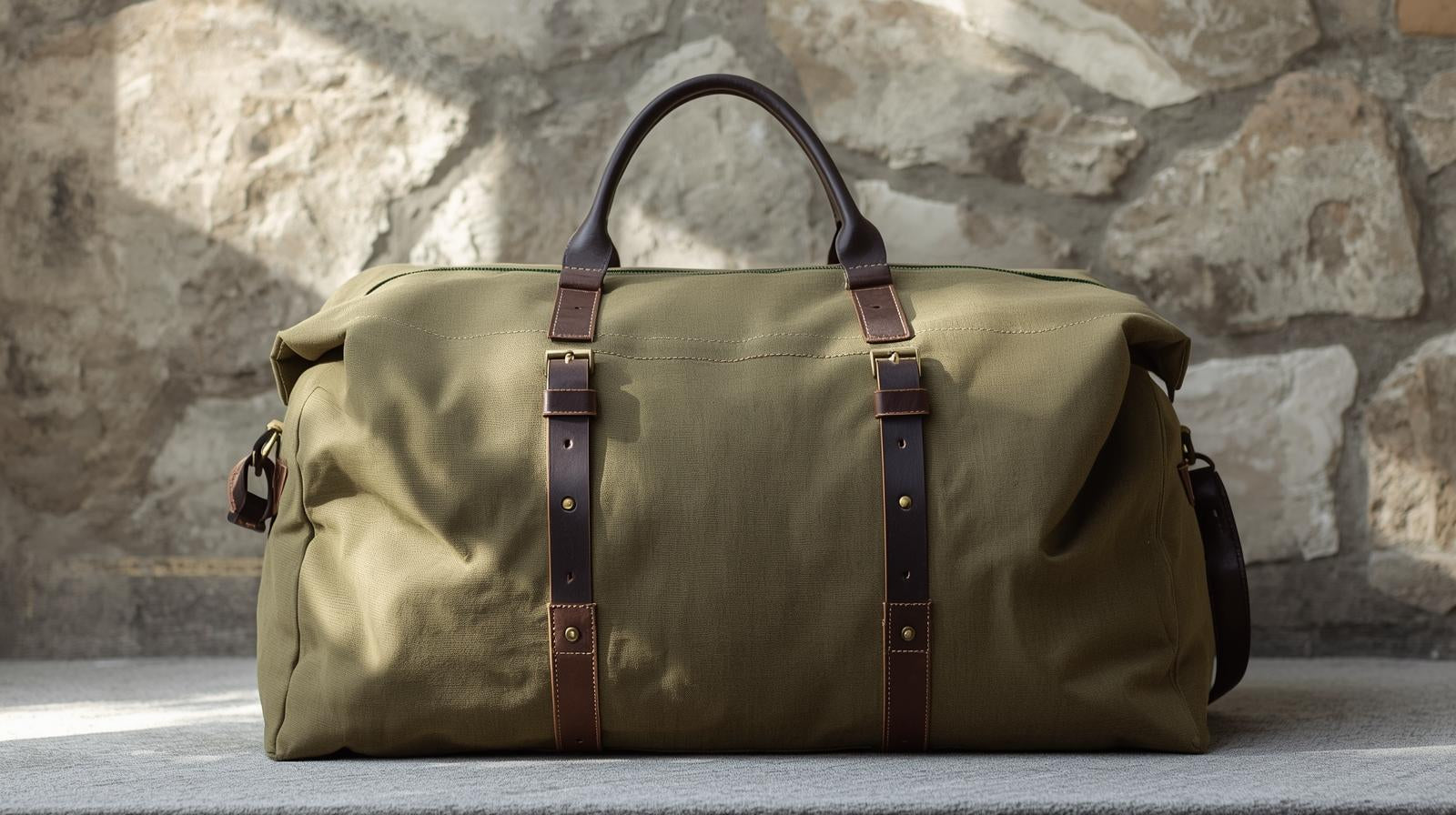 Field Duffle — Olive Canvas